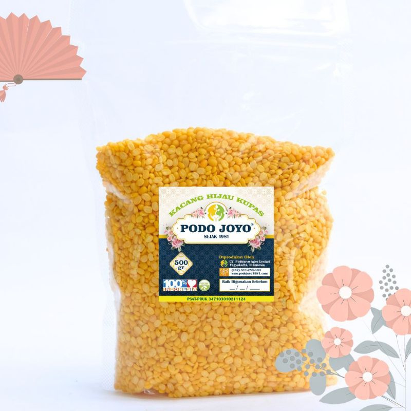 

Kacang Hijau Kupas Podo Joyo 500GR (Grade A)