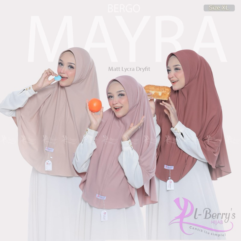 EL BERRYS MAYRA XL // HIJAB BERGO JUMBO MAYRA BY EL BERRYS