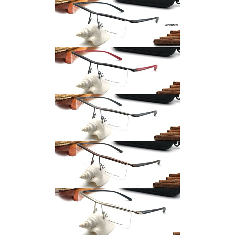 Frame Kacamata Pria porsche P8189 Titanium Premium Quality Like Original Termurah 8189