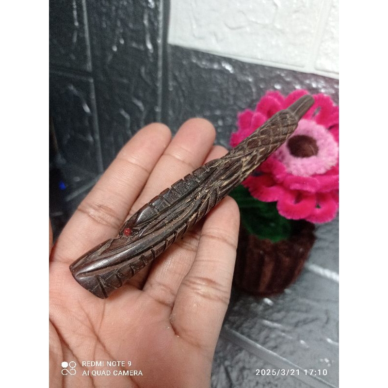 once pipa kayu galih asem ukir naga full galih mati ngurak