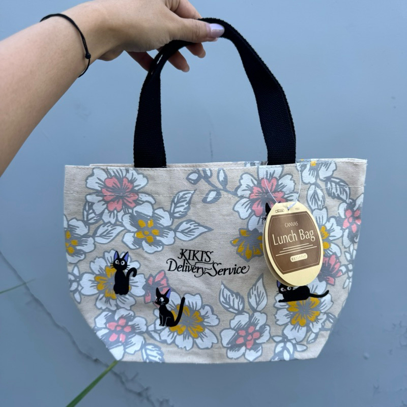 Tas Tote Bag Canvas Tas Makan Jiji Kiki Delivery Service Original Studio Ghibli