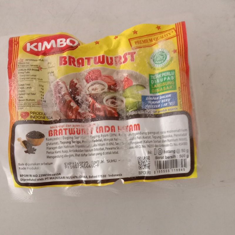 

SOSIS KIMBO BRATWUST