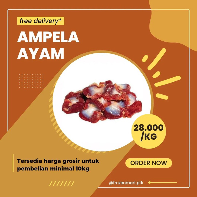 

Ampela ayam 1kg Bandung fresh Bersih Bergaransi Halal
