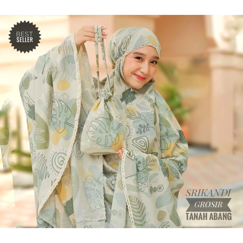 MUKENA TERBARU KATUN RAYON ADEM JUMBO MODEL 2in1 RESLETING LEHER FREE TAS