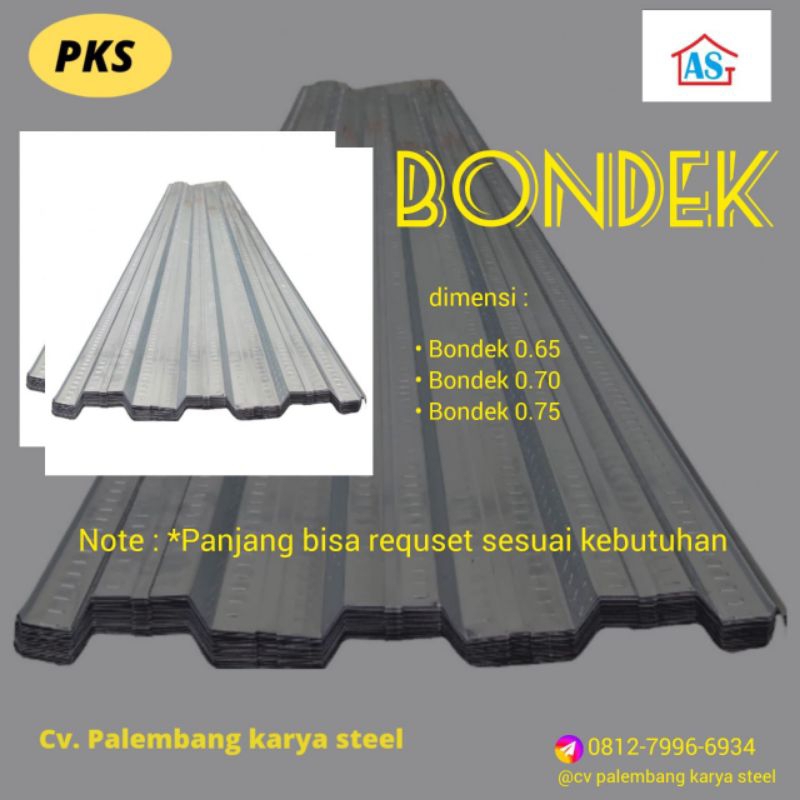 Bondek tebal 65, 70, 75