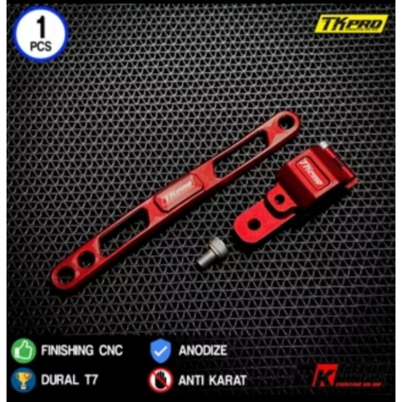 BREKET GANTUNGAN KNALPOT PDK RXKING RX KING RXS YT TKPRO CNC DURALIUM