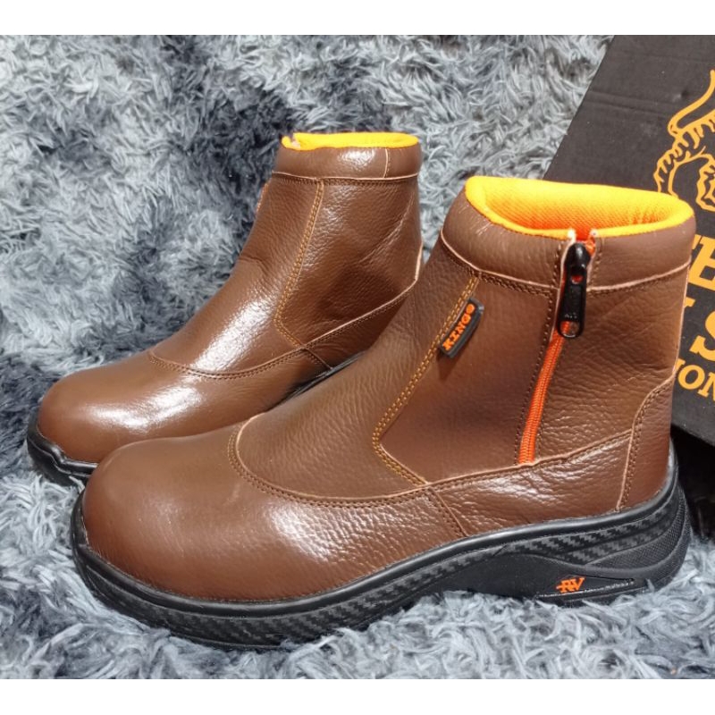 sepatu safety kings KWD 106 COKLAT