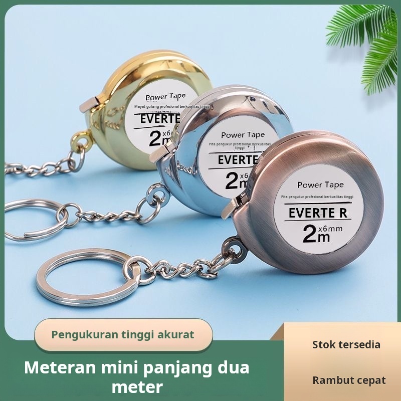 

Pita Pengukur 2M Penggaris Baja Bulat Kompak Mini Multifungsi Penggaris Rumah Tangga Presisi Tinggi Penggaris Presisi Standar Nasional Tahan Jatuh Gaya Baru