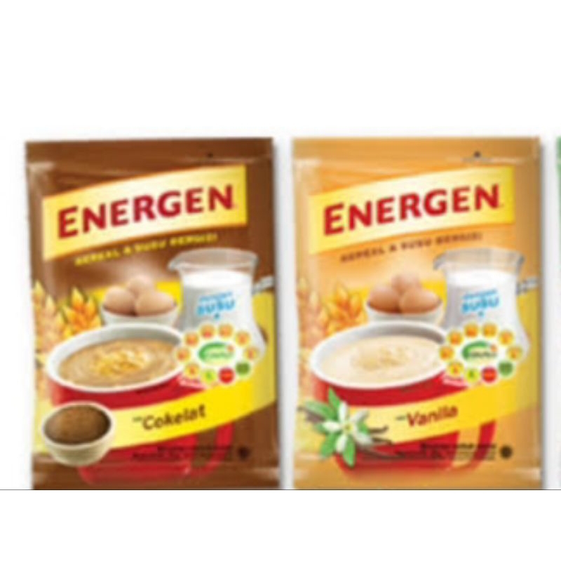 

Energen Minuman Sereal 1 Renceng Isi 10 Sachet