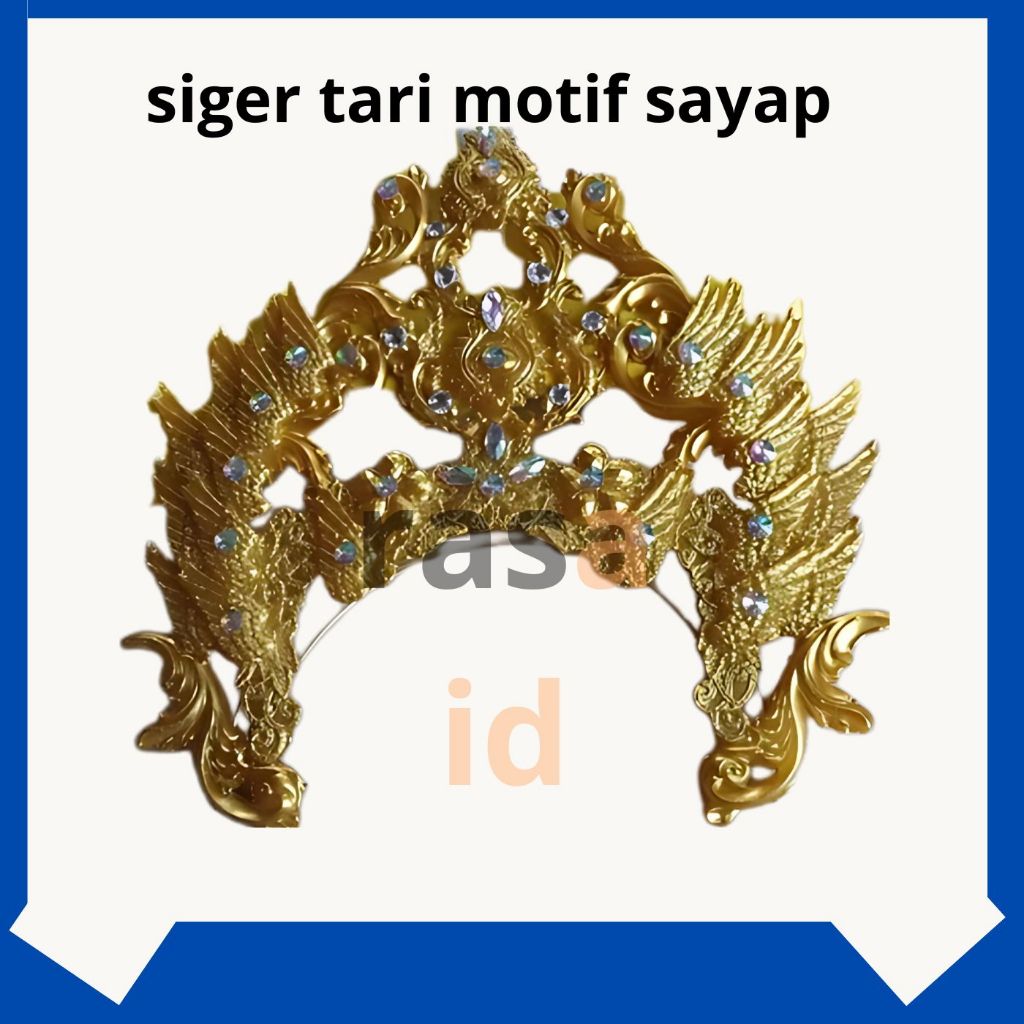 Siger tari Mahkota Putri Raja siger karnaval aksesoris tari Siger sunda lampung karnaval