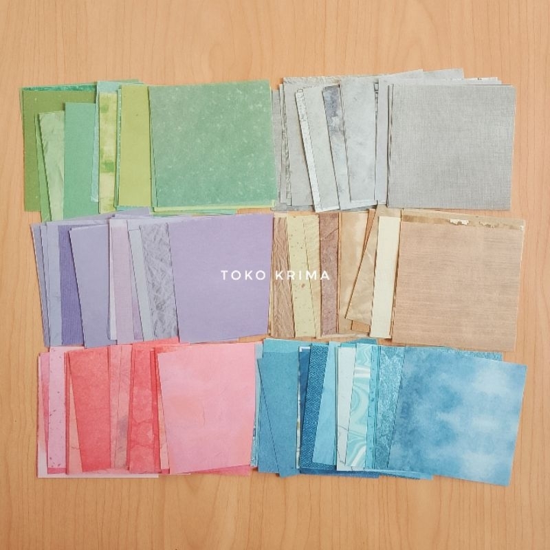 

25 Pcs Deco Paper Kertas Dekorasi Aesthetic Paper Lab untuk Scrapbook Journaling Bujo Bullet Journal