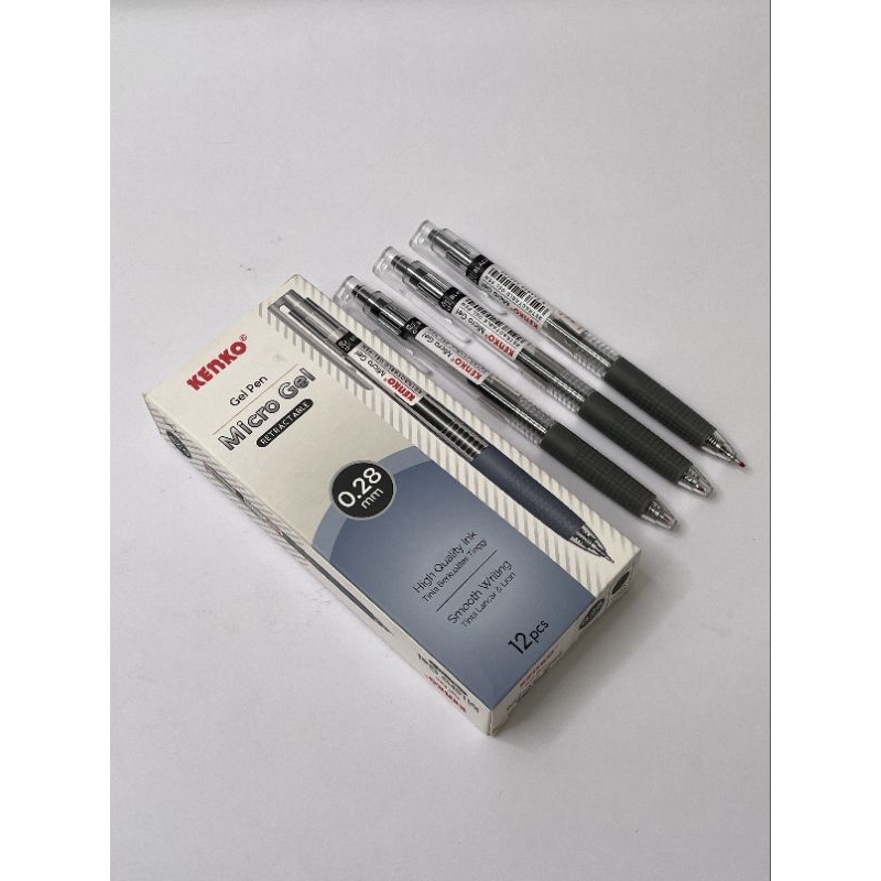 

Pulpen KENKO MICRO GEL 0,28mm hitam satuan