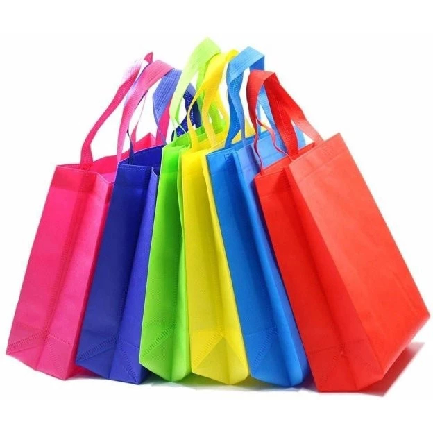 

Tas Kantong Kain spunbond sponbond Handle Tali Goodie Tote Bag polos uk 30x40