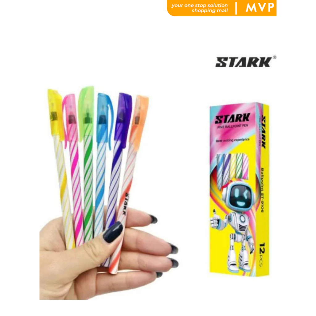 

Flashee Pulpen Stark 1 Pack Ballpoint Lilin Tinta Hitam