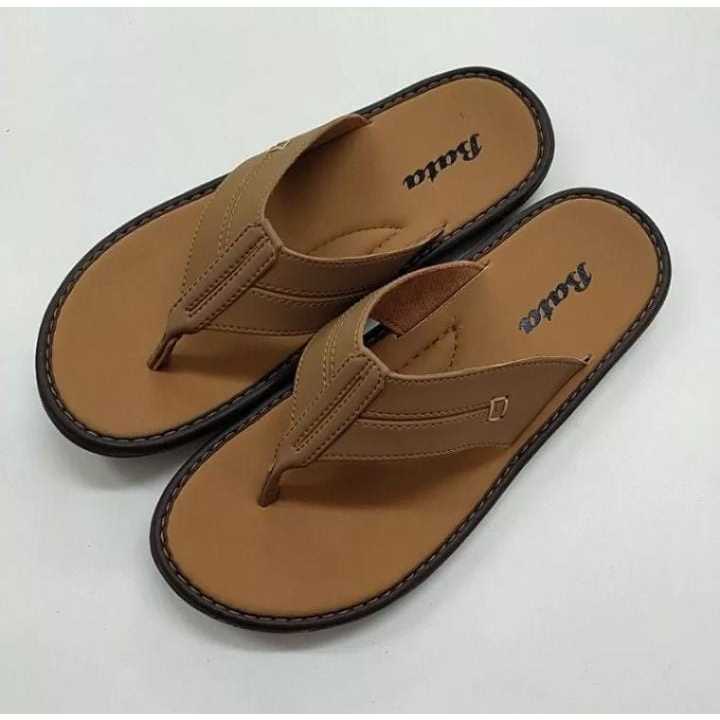 BATA Japit Sandal Pria Pressley Brown Black Bahan Kulit Japit Termurah Best Seller