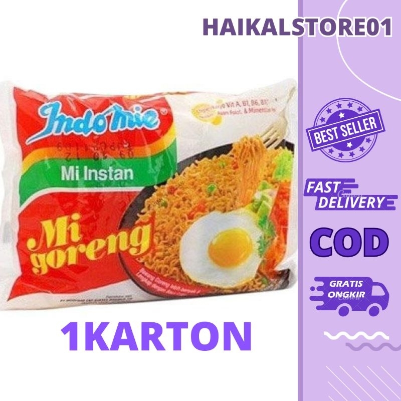 

INDOMIE GORENG Mie Instan 1 dus/40 pcs (Terbaru Original)