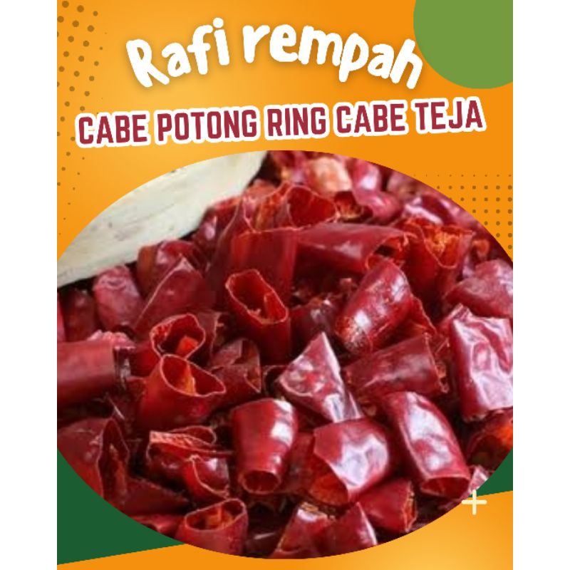 

CABE KERITING POTONG MERAH RING