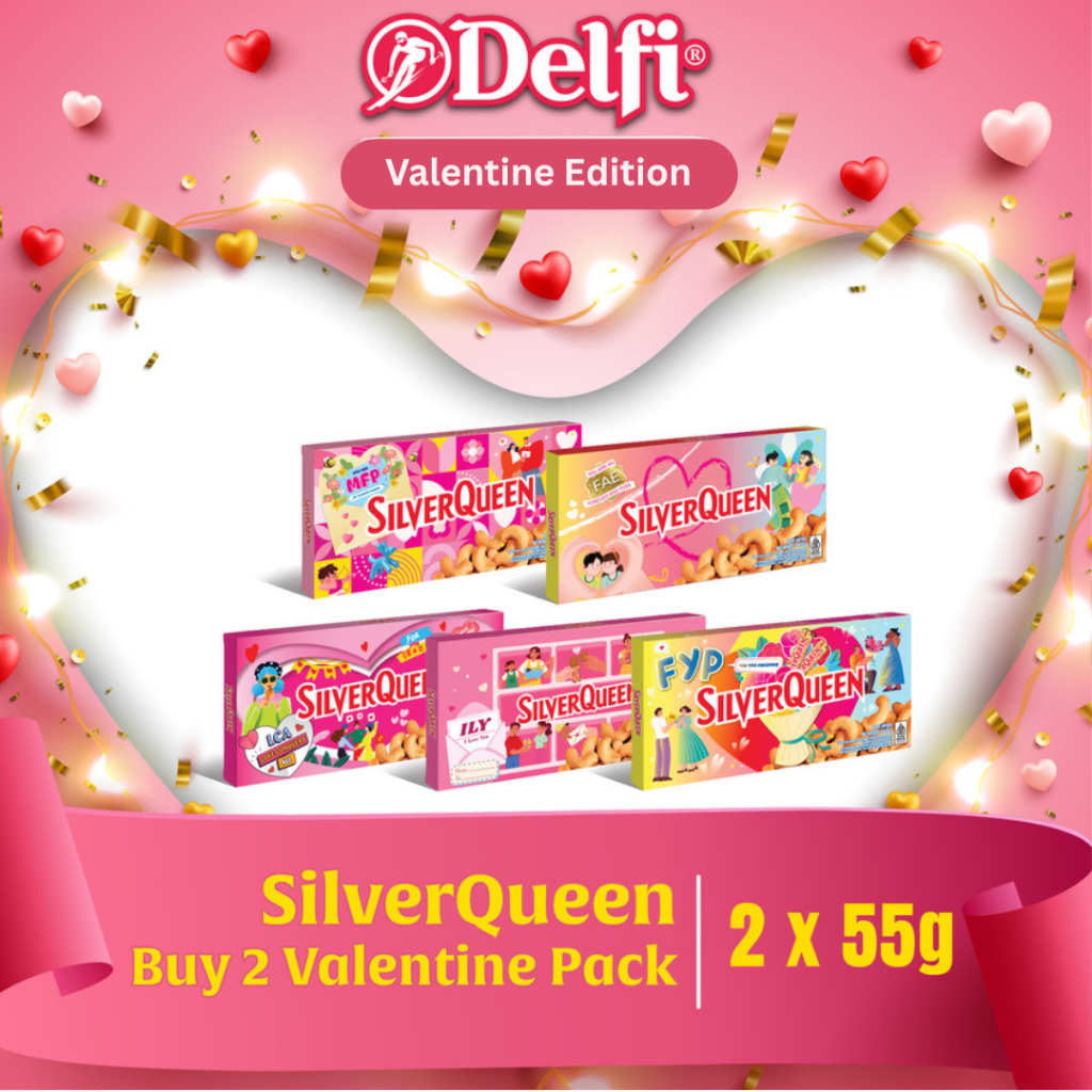 

SilverQueen Edisi Valentine (2x55 gram) | Coklat Batang Satuan