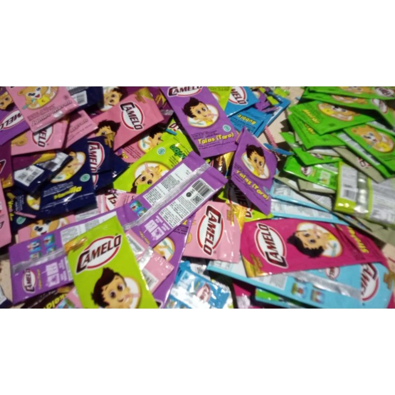 

Es Camelo Murah 100 pcs 10renteng Mix Bisa request rasa || Exp terbaru