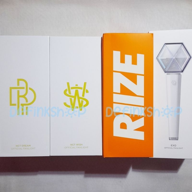 [READY STOCK] Official Lightstick LS - Super Junior ver 2 SNSD SHINee EXO ver 3 Red Velvet NCT Dream