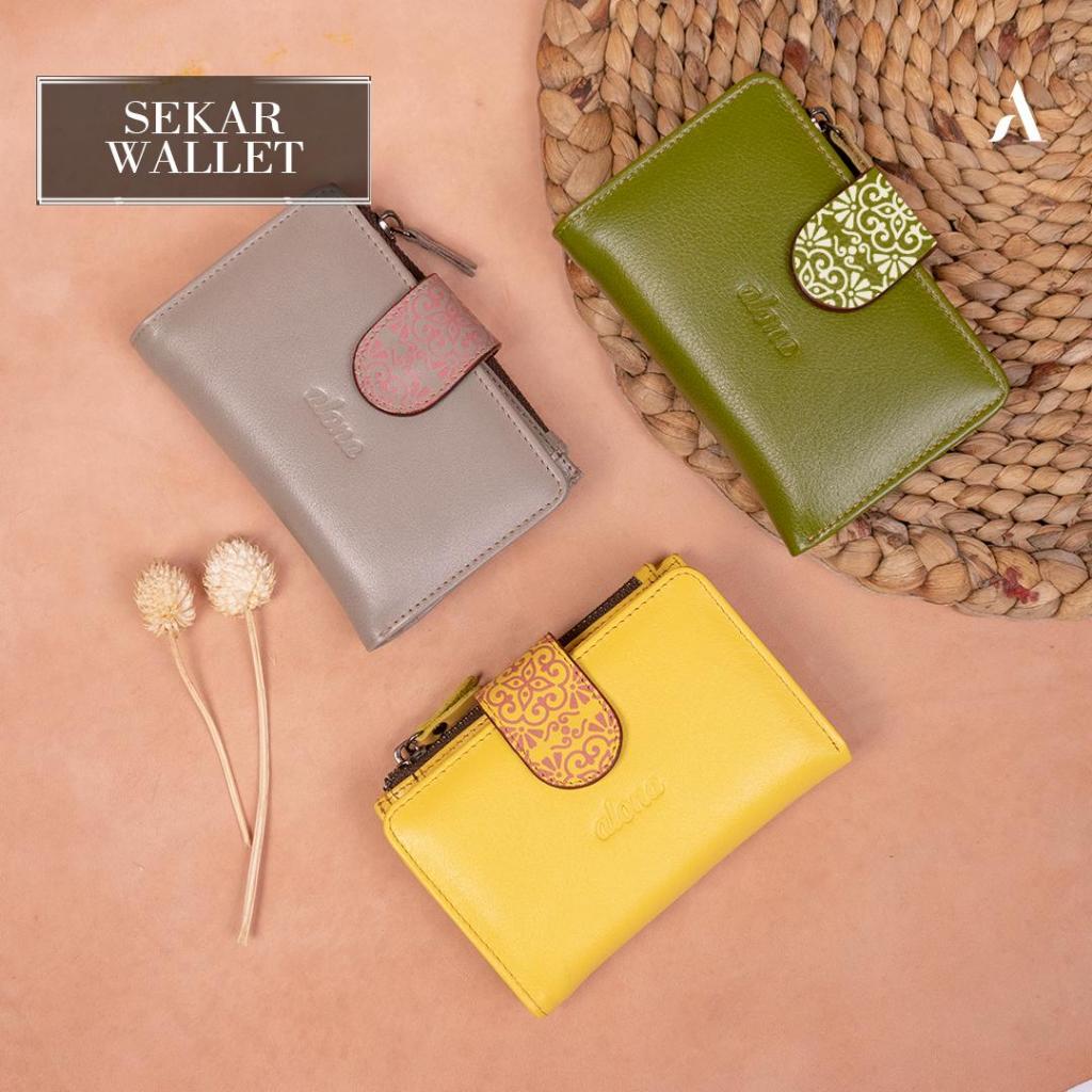 dompet wanita kulit asli ALONA SEKAR WALLET