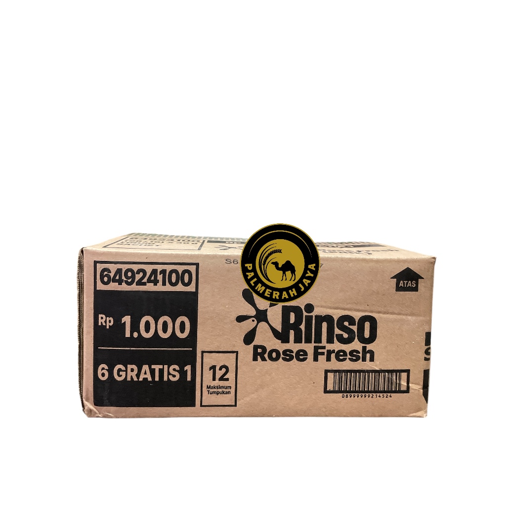 Rinso Cair AntiNoda Rose Fresh Kemasan Sachet 1 dus