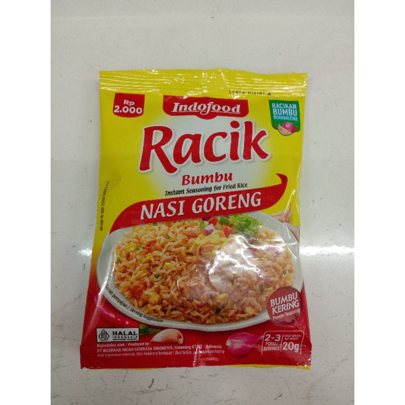 

Indofood Racik Bumbu Nasi Goreng 20gr