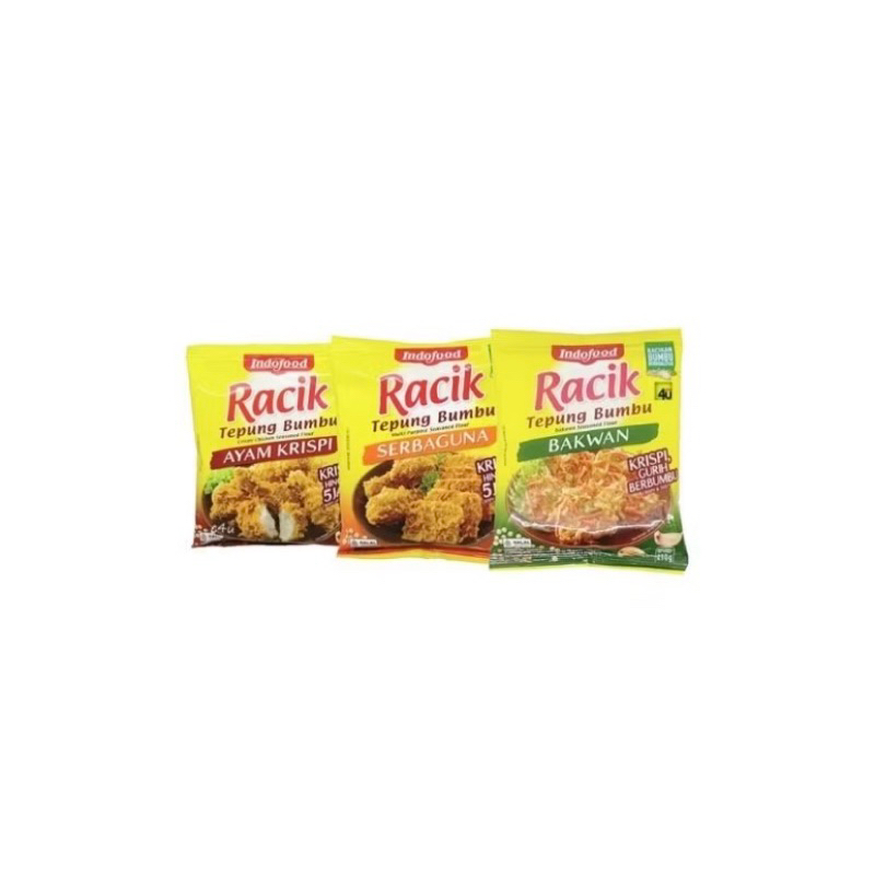 

Indofood Tepung bumbu Racik Serbaguna Ayam Krispi Bakwan 210 GR