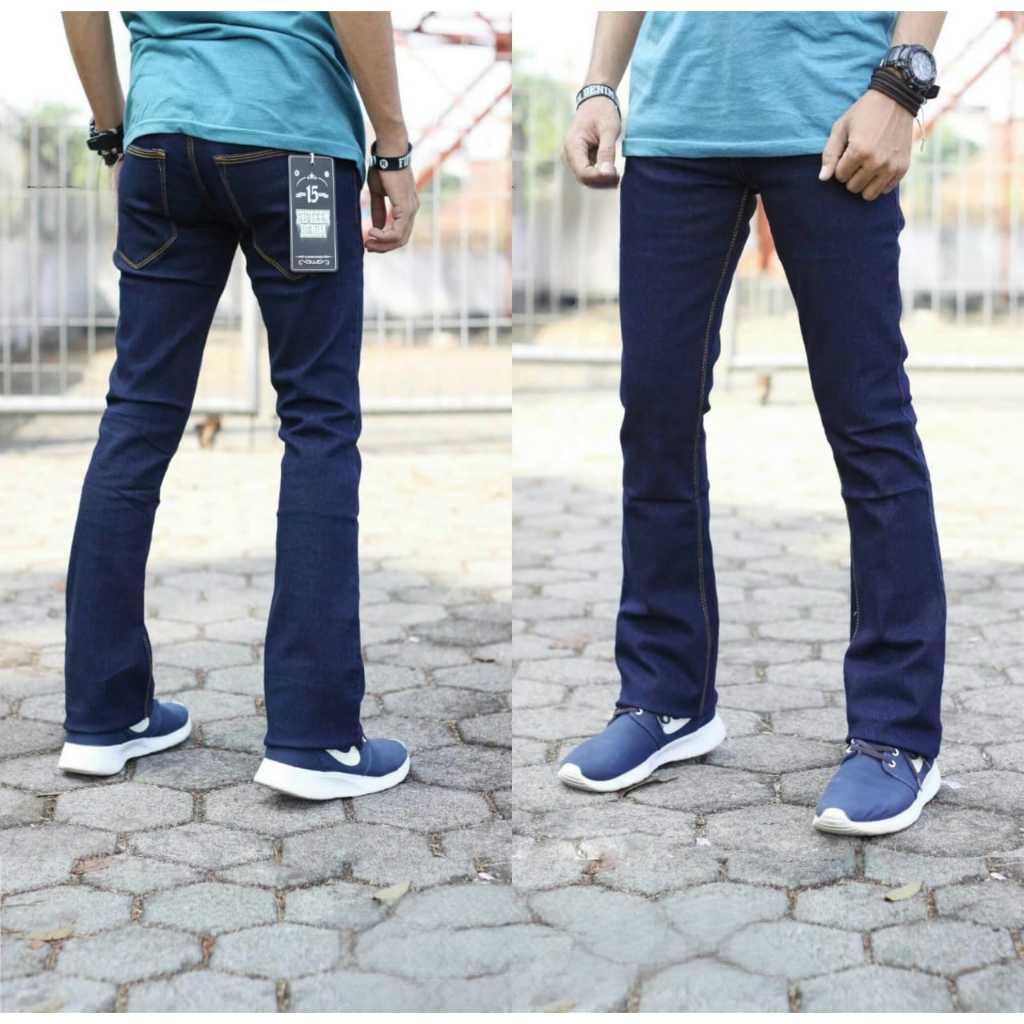 Celana Pria Jeans Model Cutbray Orlen Denim Komprang