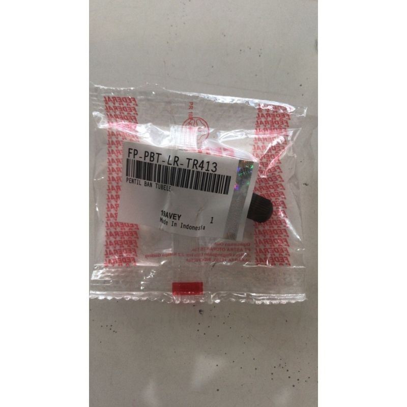 Pentil Tubeless Cop Tubles Karet Federal Original 100%