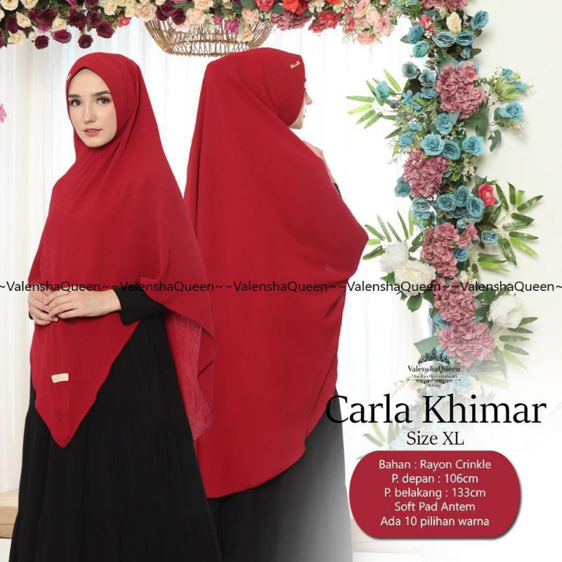HIJAB VALENSHAQUEEN CARLA XL // HIJAB JUMBO // HIJAB INSTAN // HIJAB GROSIR MURAH