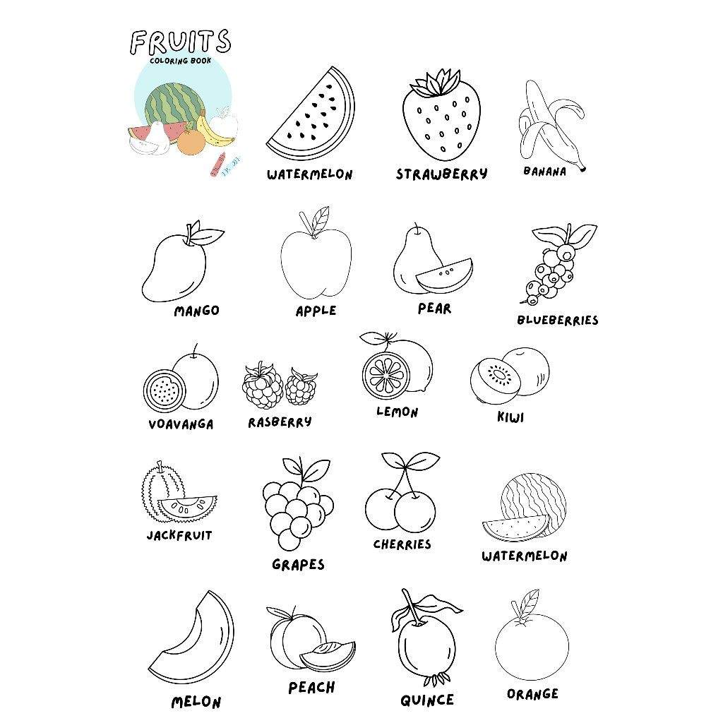 

KERTAS MEWARNAI BUAH BUAHAN