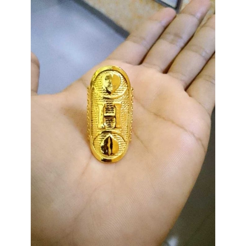 CINCIN 1 SUKU 6.7gram TERBARU, LAPIS EMAS MURNI 24karat