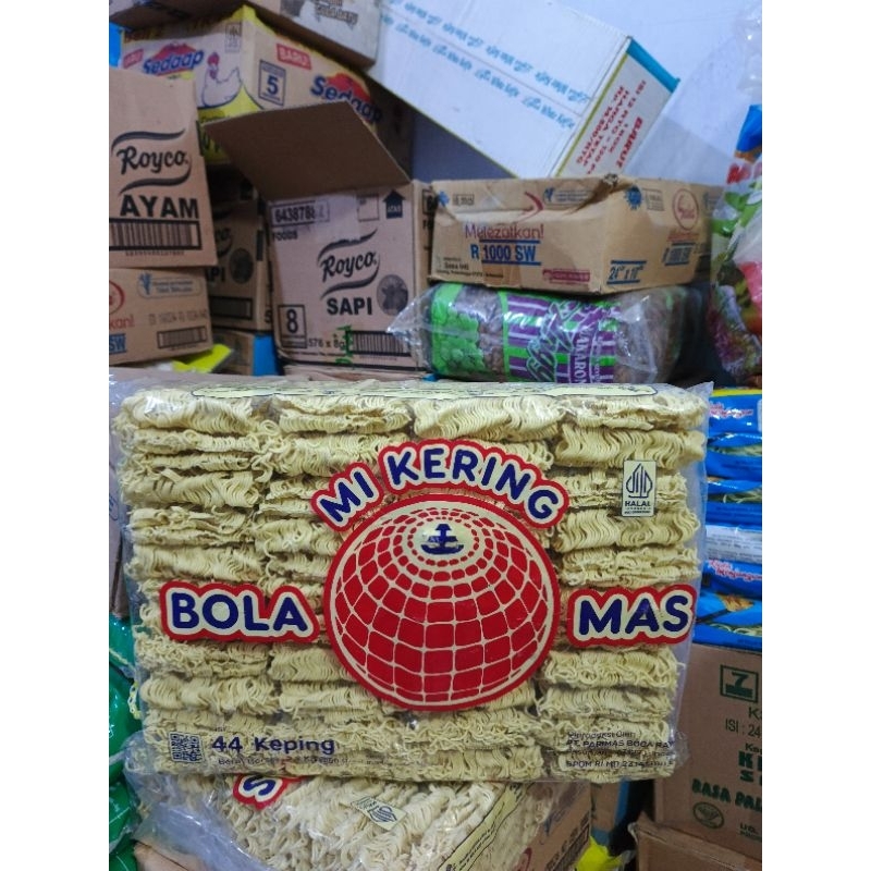 

Mie Bola Mas isi 44 keping