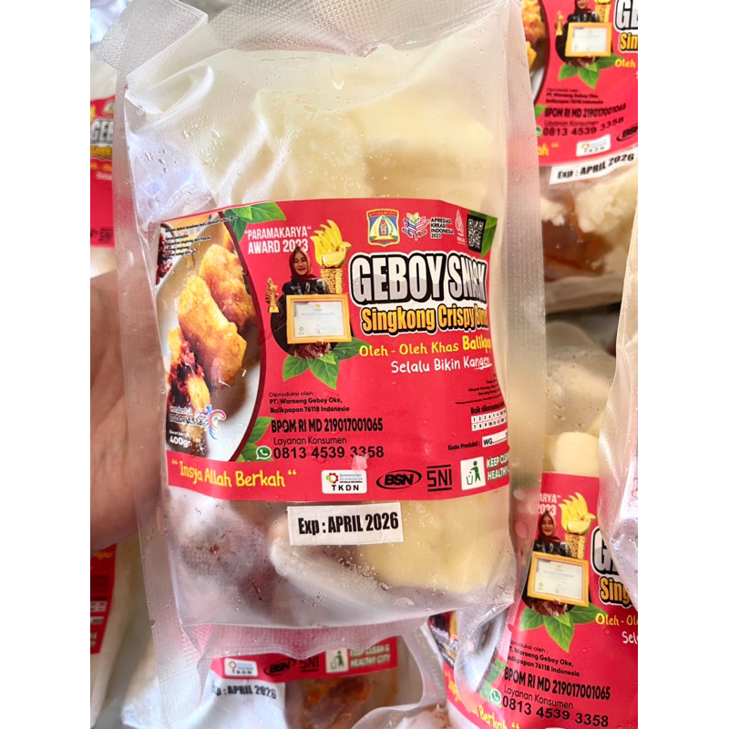 

SINGKONG CRISPY FROZEN BUMBU + SAMBEL - GALERI PLASTIK FROZEN FOOD