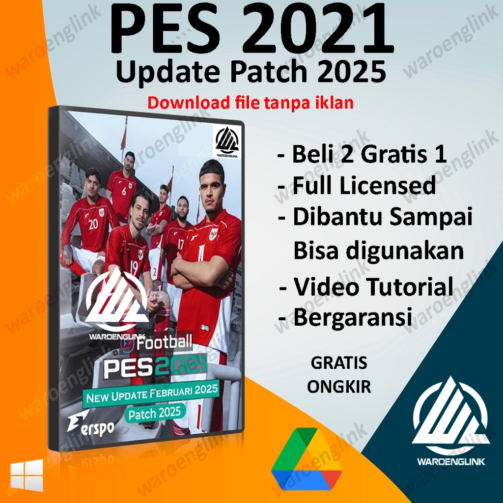 PES 2021 Patch 2025 Liga 1 BRI Timnas Season Terbaru Pro Evolution Soccer 2021 - Game PC Offline