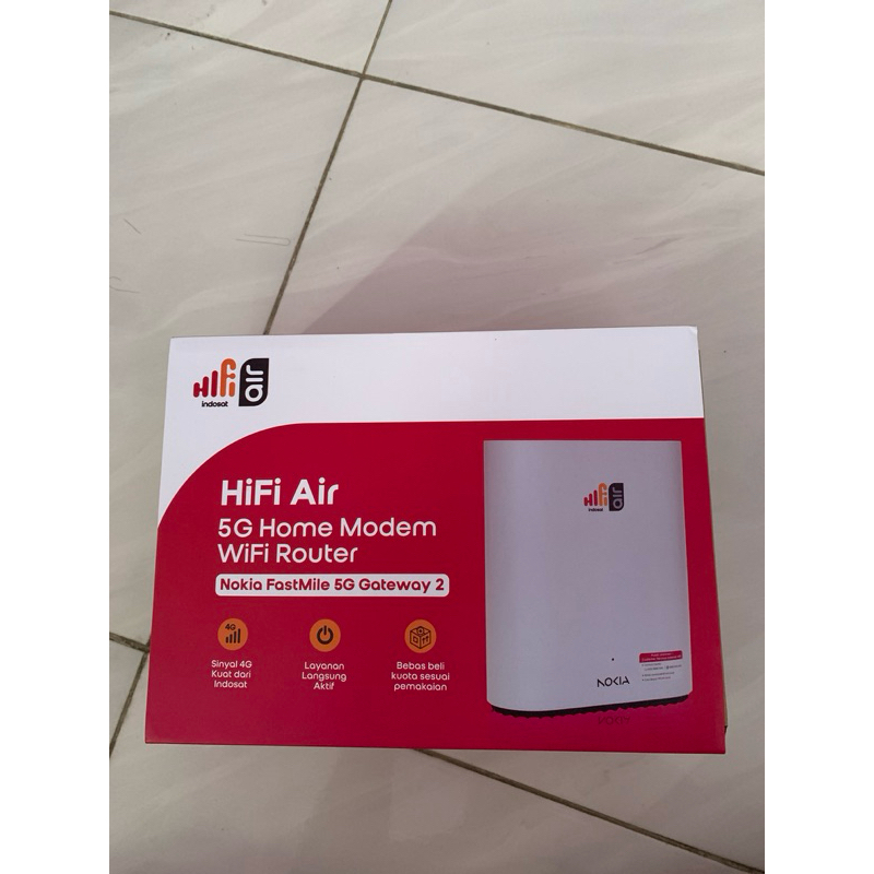 Nokia FastMile Gateway 2 5G Hifi Air Modem Router Wifi Indosat Free 50GB Unlock (BACA DESKRIPSI)
