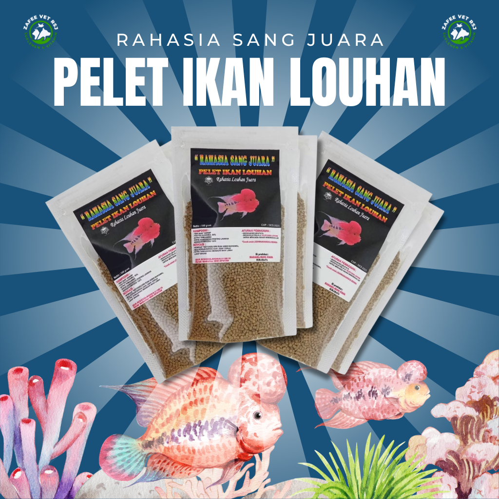 PELET LOUHAN UNTUK WARNA DAN JENONG 100g