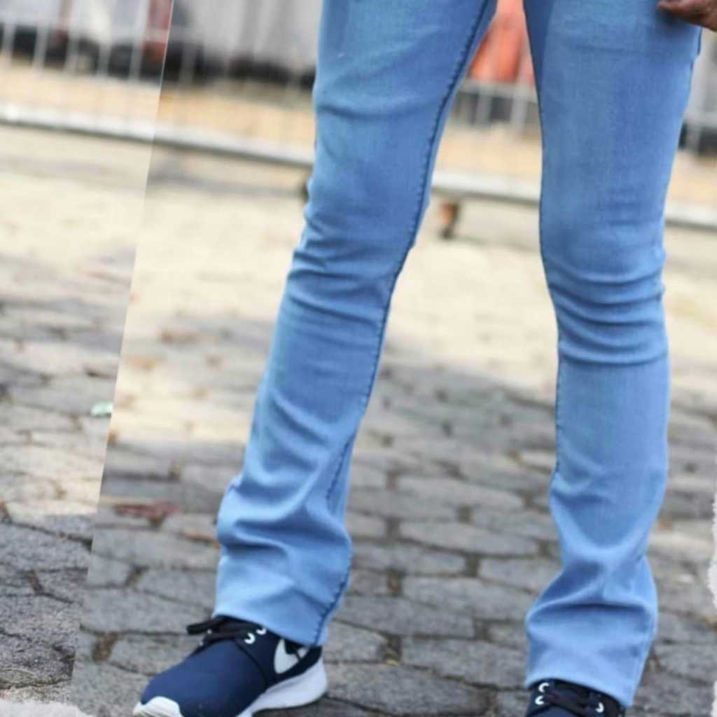 Celana Cutbray Pria Orlen Denim Original Bahan Denim Streeth BootCut