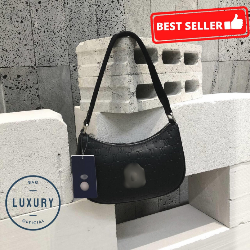 Tas Monogram Embossed Hobo Bag