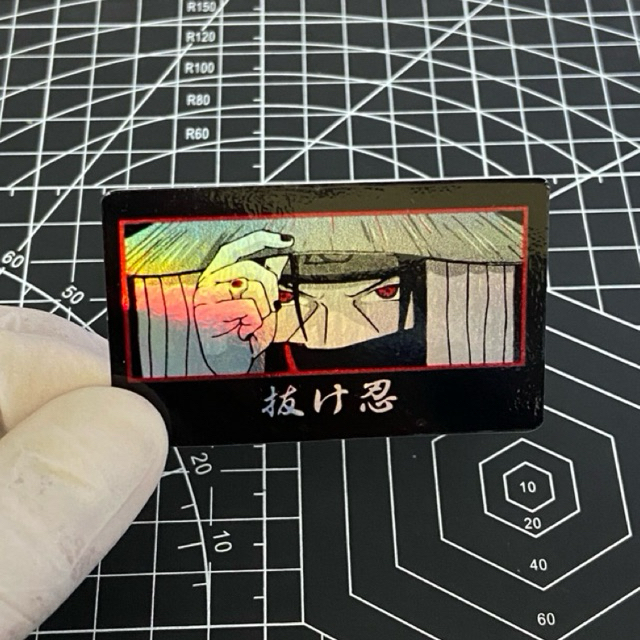 

Stiker hologram anime Naruto || STICKER HOLOGRAM ANIME Uchiha Itachi