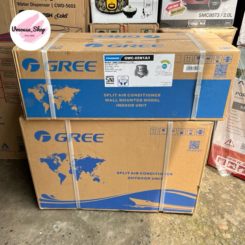 AC GREE 1/2PK STANDARD ORIGINAL GARANSI RESMI - GREE AC 0.5PK - AC GREE MURAH - AC 0.5PK GREE - AC 1
