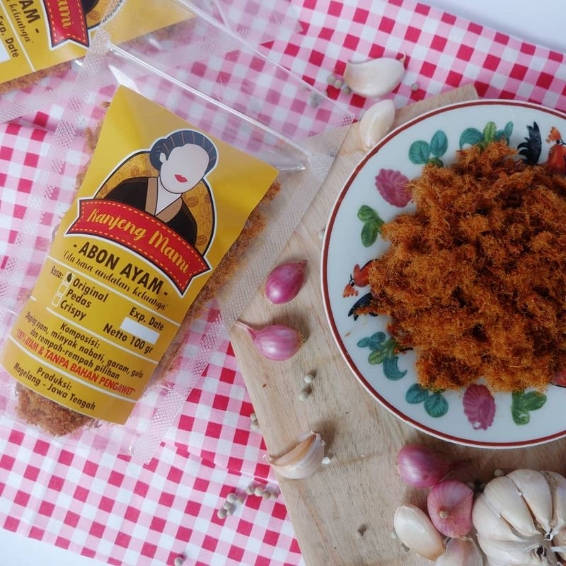 

Abon Ayam Kanjeng Mami 100% daging ayam asli tanpa campuran,100gr