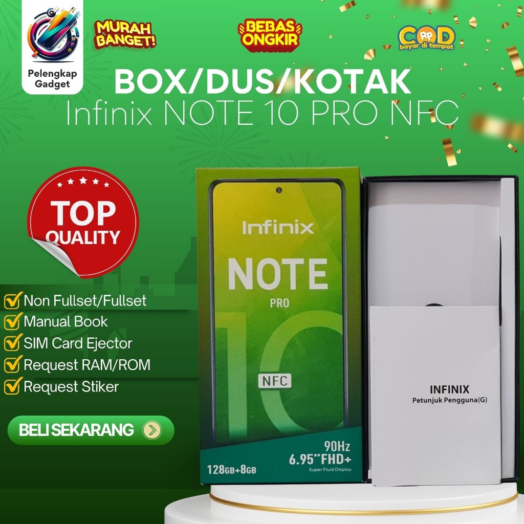 

BOX/DUS/KOTAK Infinix NOTE 10 PRO NFC