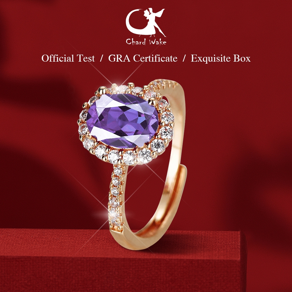 Chard Wake Cincin Wanita Original Perhiasan Berlian Tunangan Ukuran Bebas Korea Cincin Cewek Rings