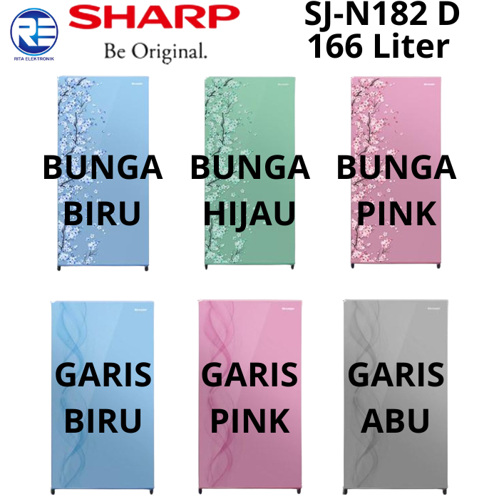 Kulkas satu pintu Sharp 157L SJ- N182D Kirei III series