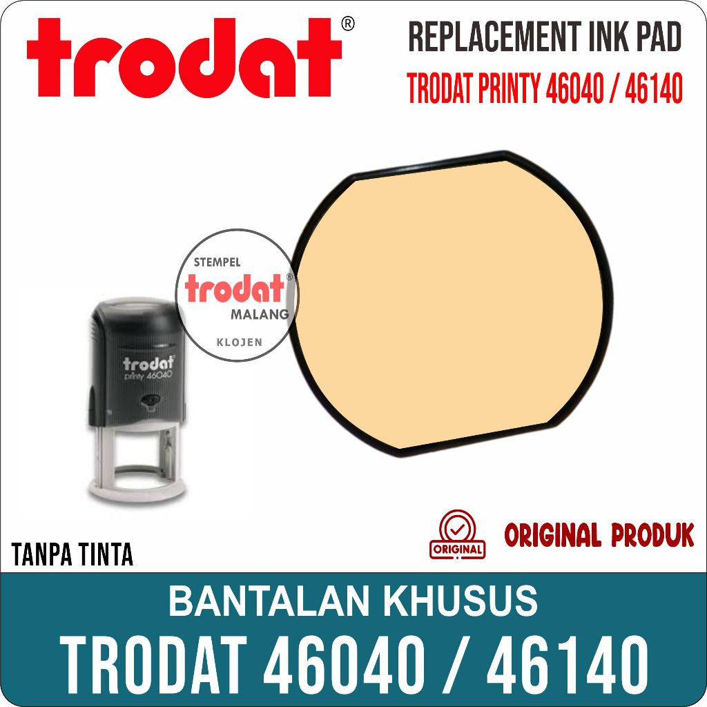 

Swod pad Trodat 46040 / 46140 DATER ink-cartridges pad TRODAT/ Bantalan Khusus Stempel TRODAT