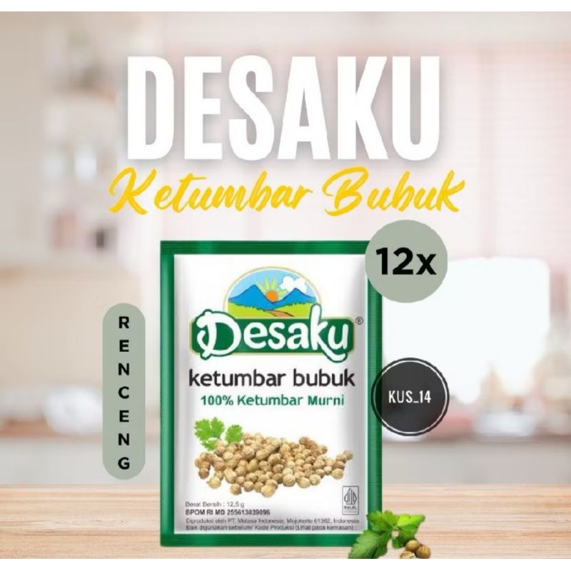 

Desaku Ketumbar Bubuk Renceng 1 renceng isi 12