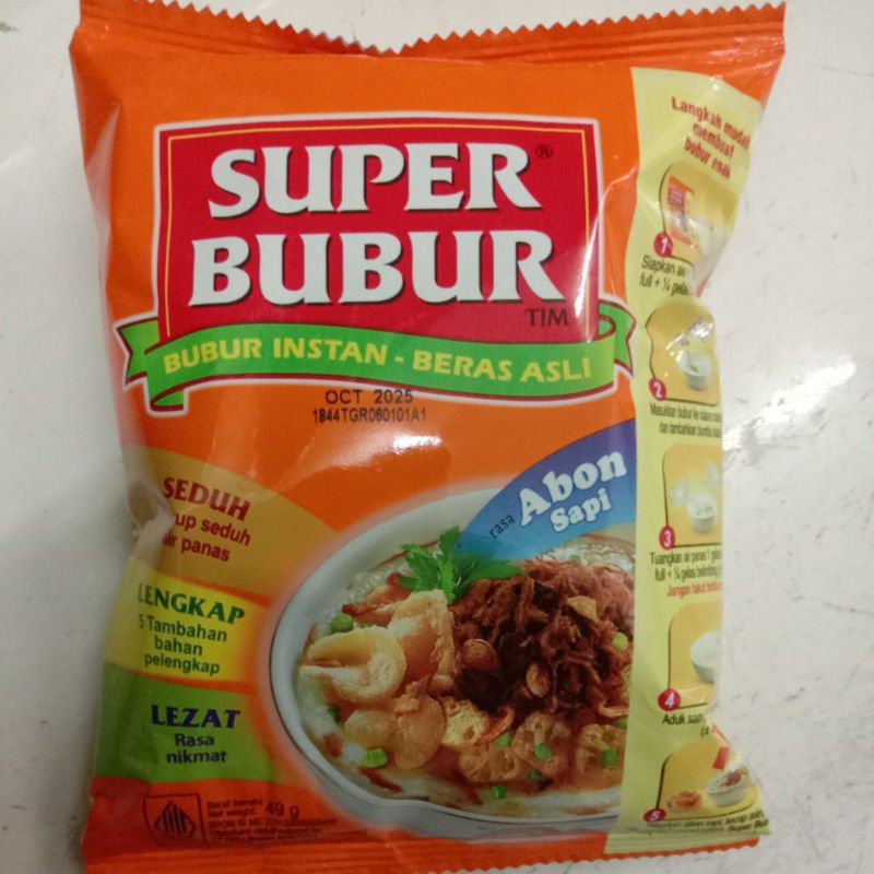 

Super Bubur Rasa Abon 49gr