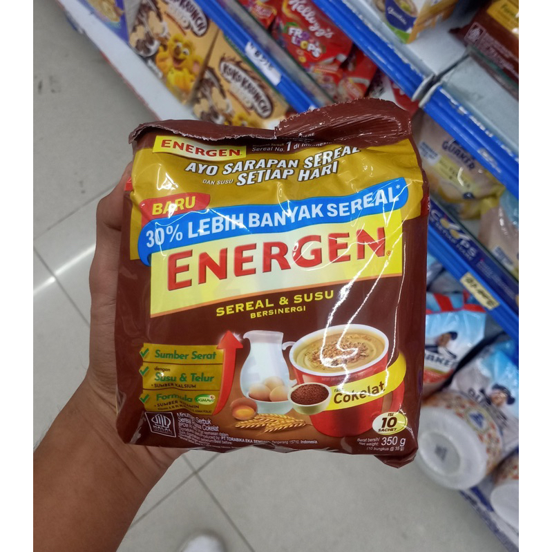 

Sale ‼️ Energen Sereal & Susu coklat cokelat ( 1 Renceng isi 10 Pcs )
